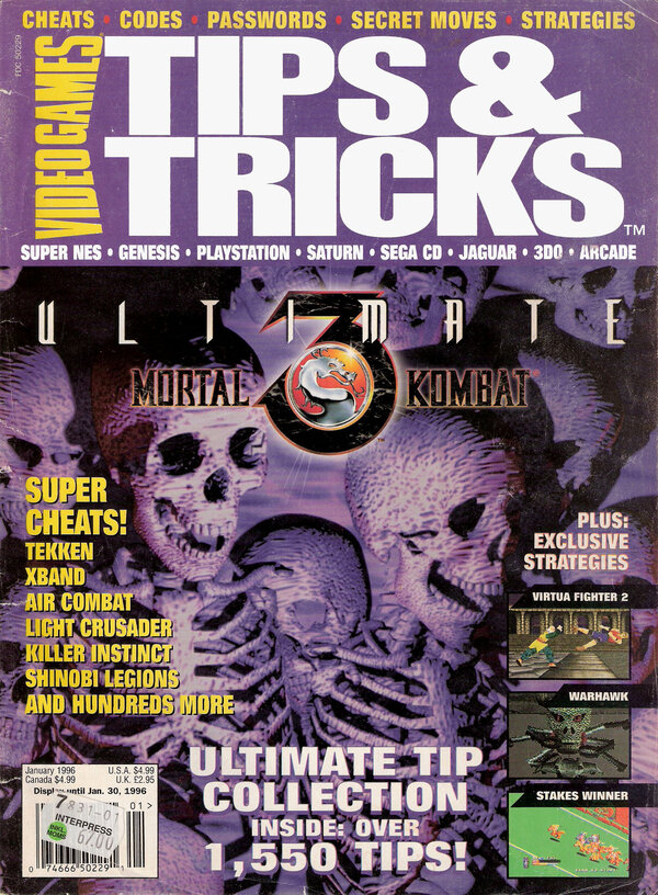 Tips & Tricks Issue 011 (January 1996) cover
